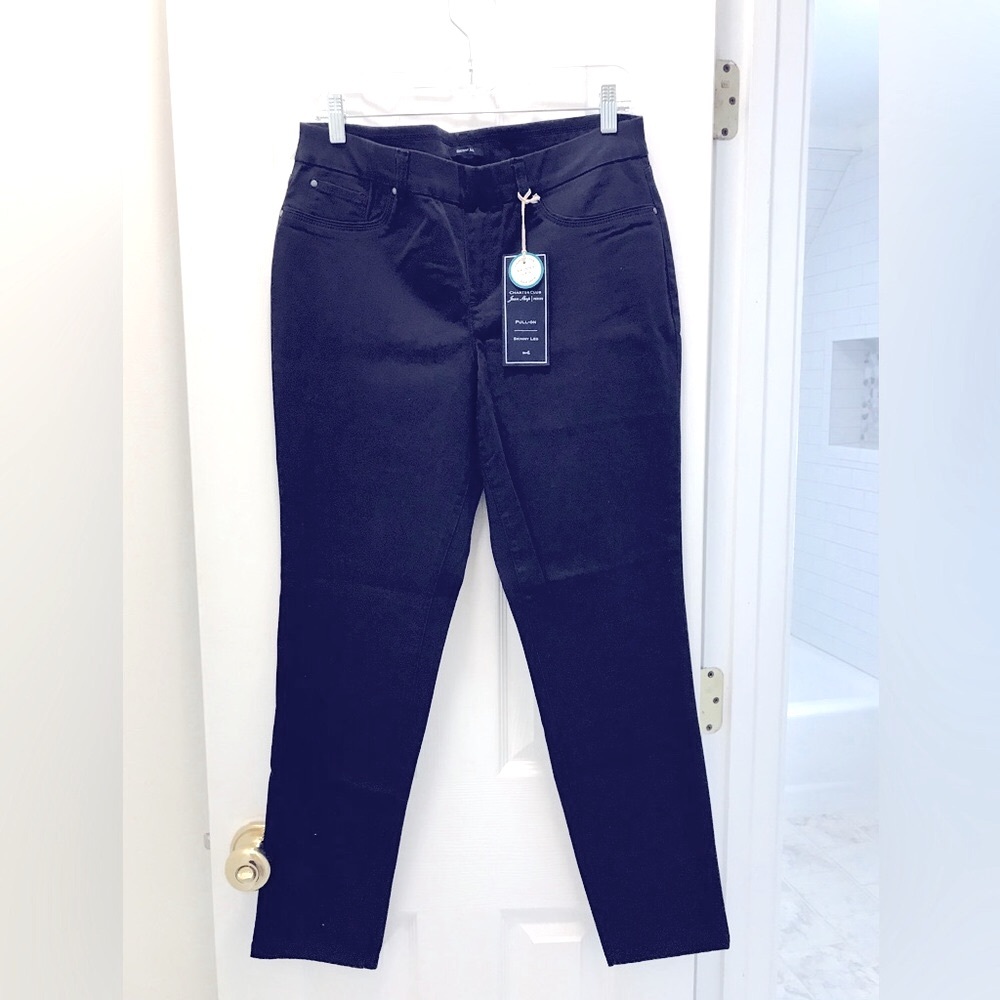 Charter Club Pull On Skinny Leg Jeans